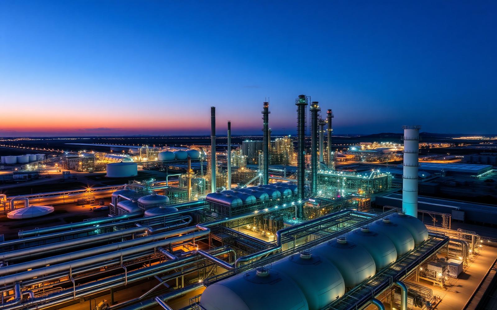 Chemical manufacturing and distribution facility