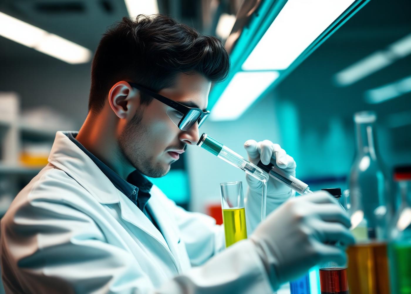Analytical laboratory used for colorant testing